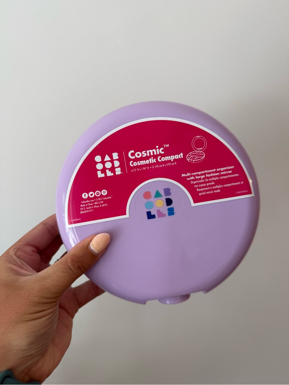 CABOODLES Cosmic Cosmetic Compact - Lavender